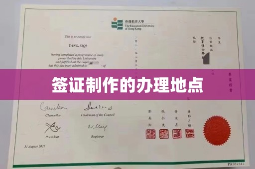 沙洋签证制作的办理地点