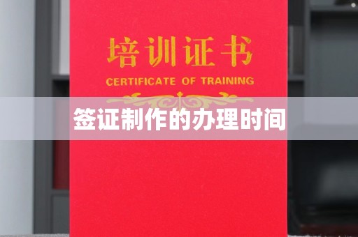 沙洋签证制作的办理时间