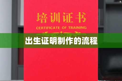 沙洋出生证明制作的流程