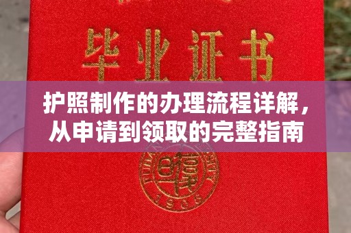 沙洋护照制作的办理流程详解，从申请到领取的完整指南
