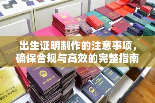 沙洋出生证明制作的注意事项，确保合规与高效的完整指南