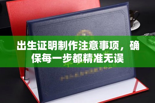 沙洋出生证明制作注意事项，确保每一步都精准无误