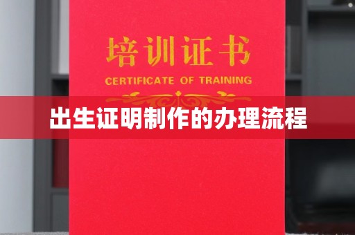 沙洋出生证明制作的办理流程