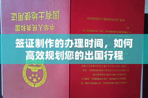 沙洋签证制作的办理时间，如何高效规划您的出国行程