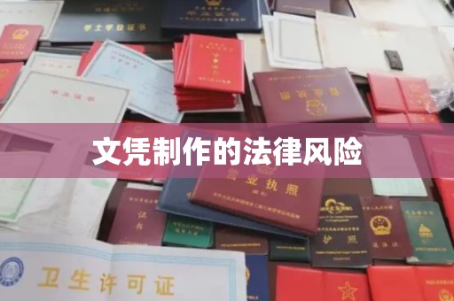 沙洋文凭制作的法律风险